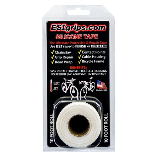 Silicone Tape WHITE 10 Foot / 3m Roll (TR10W)