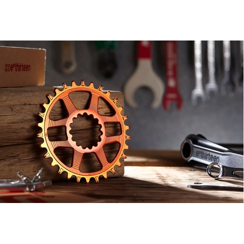 Guidering Helix R | Direct | 34T | 52/55mm Flip Flop | Shimano/SRAM 11/12s | Naranja (CR4HRA-115)