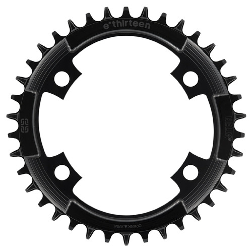Helix Race | Chainring | 107BCD | 38T | Shimano/SRAM 11/12s Chain Compatible | Black (CR4HRA-148)