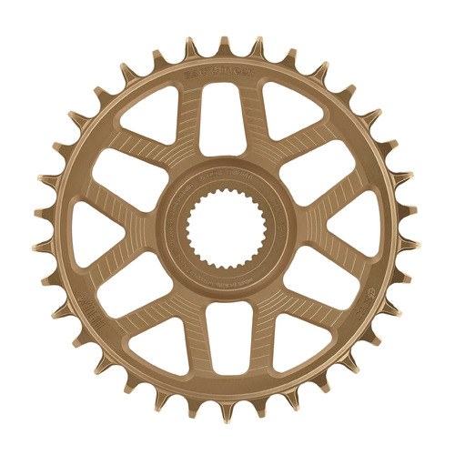 Helix Race e*spec | Chainring | 32T | Bosch Gen4 Direct Mount | 53mm Chainline | Shimano/SRAM 11/12s Chain | Bronze (CR5ERA-102) (CTN10)