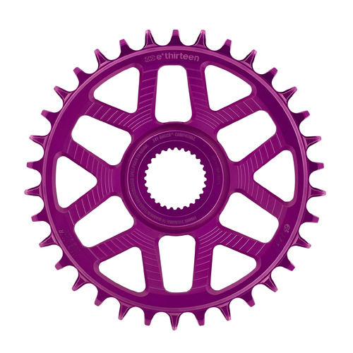 Helix Race e*spec | Chainring | 32T | Bosch Gen4 Direct Mount | 53mm Chainline | Shimano/SRAM 11/12s Chain | Eggplant (CR5ERA-104) (CTN10)