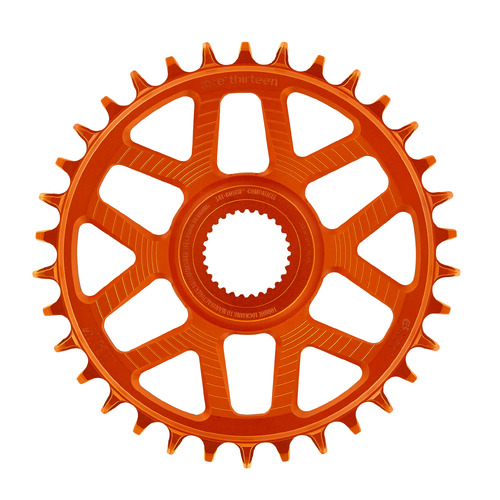 Helix Race e*spec | Chainring | 32T | Bosch Gen4 Direct Mount | 53mm Chainline | Shimano/SRAM 11/12s Chain | Naranja (CR5ERA-106) (CTN10)
