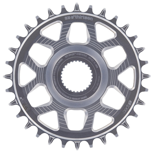 Helix Race e*spec | Chainring | 32T | Bosch SX / Gen4 CX Direct Mount | 15mm Offset | Shimano/SRAM 11/12s Chain | Sterling Silver (CR5HRA-100) (CTN10)