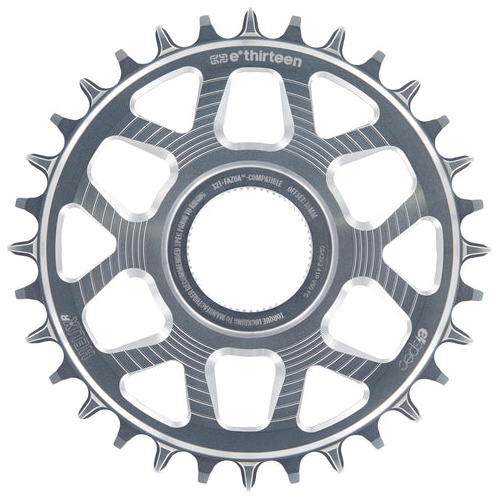 Helix Race e*spec | Chainring | 34T | Fazua Ride 60 Direct Mount | 18mm Offset | Shimano/SRAM 11/12s Chain | Sterling Silver (CR5HRA-107) (CTN10)