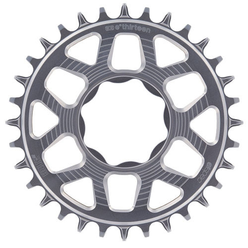 Helix Race e*spec | Chainring | 34T | TQ HPR50 Direct Mount | 12mm Offset | Shimano/SRAM 11/12s Chain | Sterling Silver (CR5HRA-111) (CTN10)