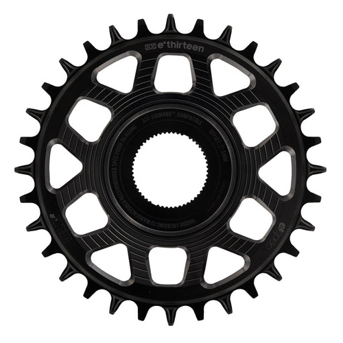 Helix Race e*spec | Chainring | 34T | Shimano EP8 Direct Mount | 21mm Offset | Shimano/SRAM 11/12s Chain Compatible | Black (CR5HRA-113) (CTN10)
