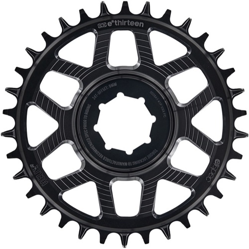 Helix Race e*spec | Chainring | 34T | Turbo Levo 2.1/2.2 | 9mm offset | Shimano/SRAM 11/12s Chain Compatible | Black (CR5HRA-124) (CTN10)