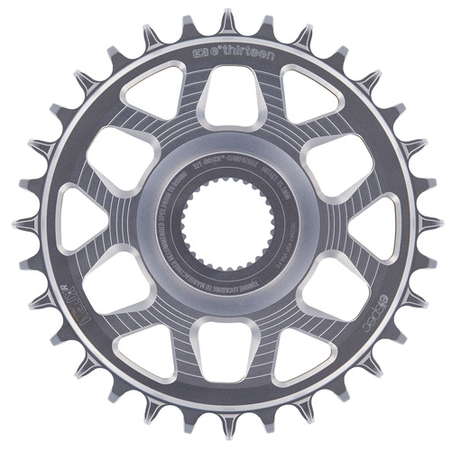 Helix Race e*spec | Chainring | 34T | Bosch Gen4 Direct Mount | 53mm Chainline | Shimano/SRAM 11/12s Chain | Sterling Silver (CR5HRA-128) (CTN10)