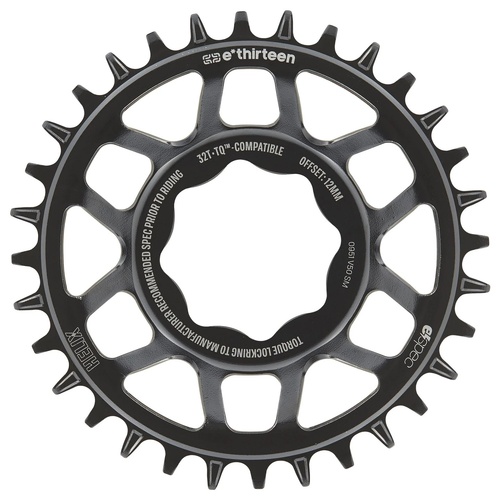 Helix Core e*spec | Chainring | 32T | TQ HPR50 | steel | 55mm Chainline | 12mm Offset | Black (CR5HSA-100) (CTN10)