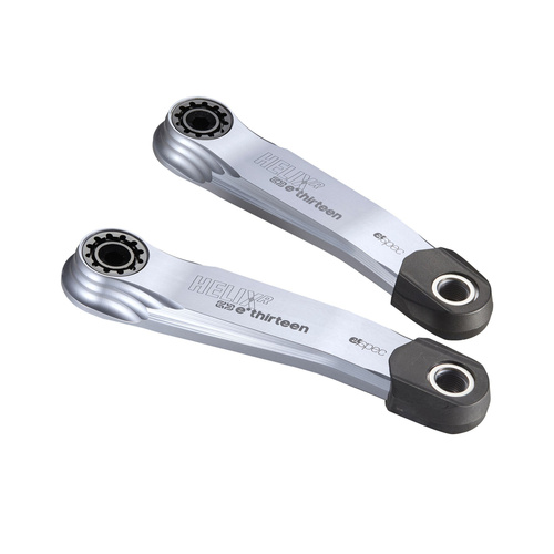 Helix Race Alloy e*spec | Cranks | 155mm | 21.5mm Offset | BOSCH SX-Brose S Mag-TQ HPR50 | with Self Extractor | Sterling Silver (CS4HAA-108) (CTN10)