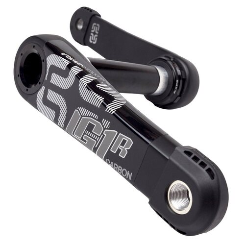 Crank LG1 Race Carbon | 175x73mm | no BB, no ring | with Self Extractor | Black (CS4LRA-105) (CTN3)