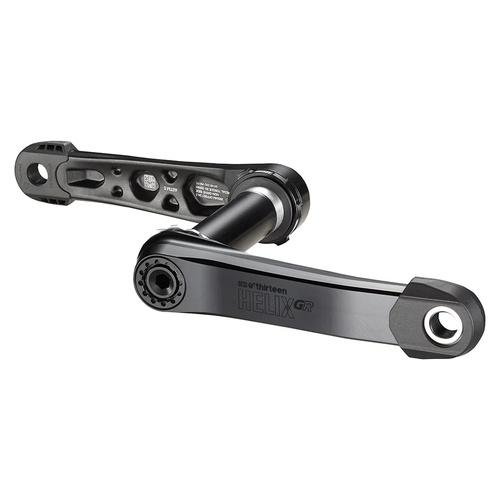 Helix Race Alloy GR | Cranks | 160x83mm | no BB, no Ring | with Self Extractor | Black (CS5HAA-100) (CTN10)