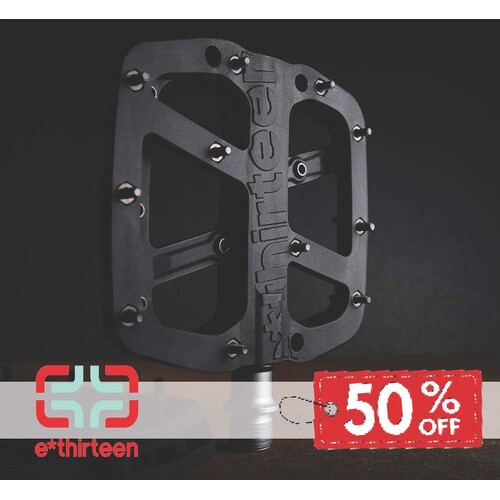 Pedal Base Flat Composite Body 22 Pins | Black (PD2USA-100) (CTN10)