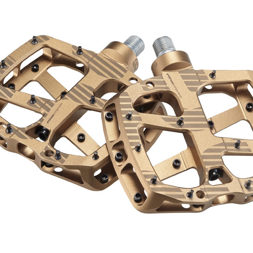 Pedal Plus Flat Aluminium Body 22 Pins | BRONZE (PD2UPA-103) (CTN10)