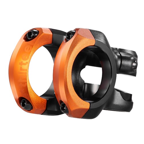 Stem Plus 35 | 40mm Length | 0 Rise | Black with Naranja Clamps (ST1UPA-105)