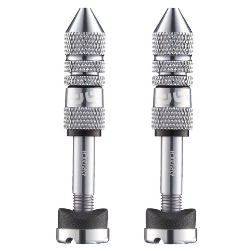 Quickfill SCHRADER Tubeless Valves | Gen2 | 16-24mm  Depth | 2 Pieces | SILVER (TR2UNA-141)