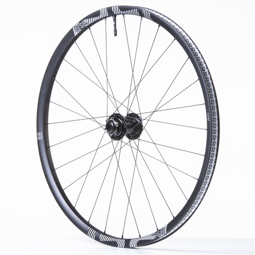 CLEARANCE - Front CARBON Wheel TRS Race | 29in | 28 hole | 100x15mm |  Trail - Black (WH3TRA-119)