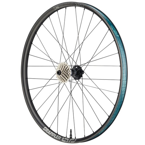 Grappler Sidekick | Flux Carbon | Rear Wheel | Downhill | 29" x 30mm | 32 Hole | 157x12mm | 7 spd 9-24t DM Cassette | Black (WH5GKA-312)