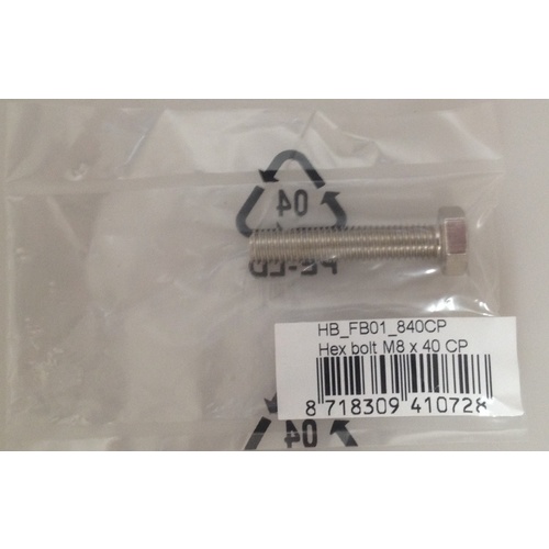 Bolt M8 x 40 CP Seat Clamp Bolt (SB_FB01_840CP)