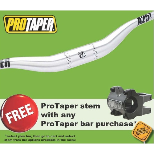 A25Y Aluminium JUNIT bar, 1in Rise, 31.8mm, SILVER, 680mm (301-39678-A102)