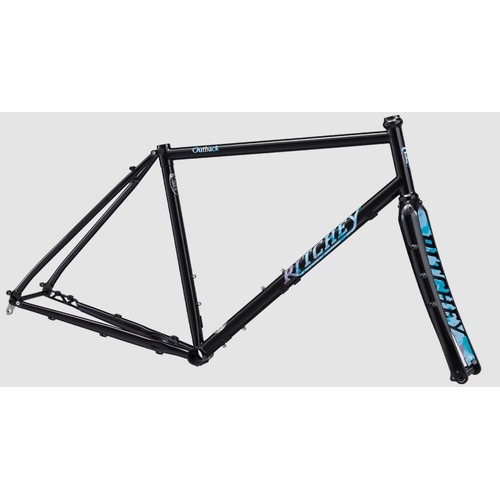 FRAMESET OUTBACK V4 BLACK/TIE DYE X-SMALL - (97052817001)