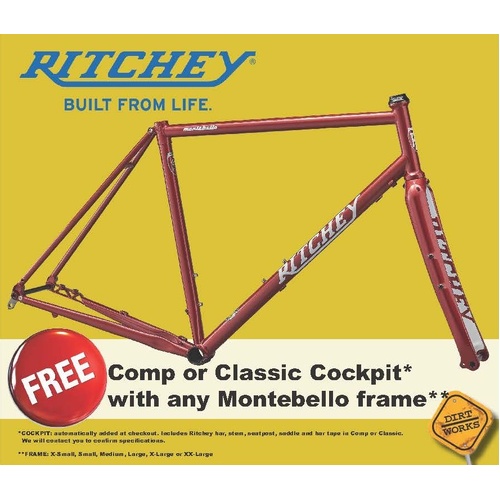 FRAMESET MONTEBELLO RED XX-LARGE - (97352837011)